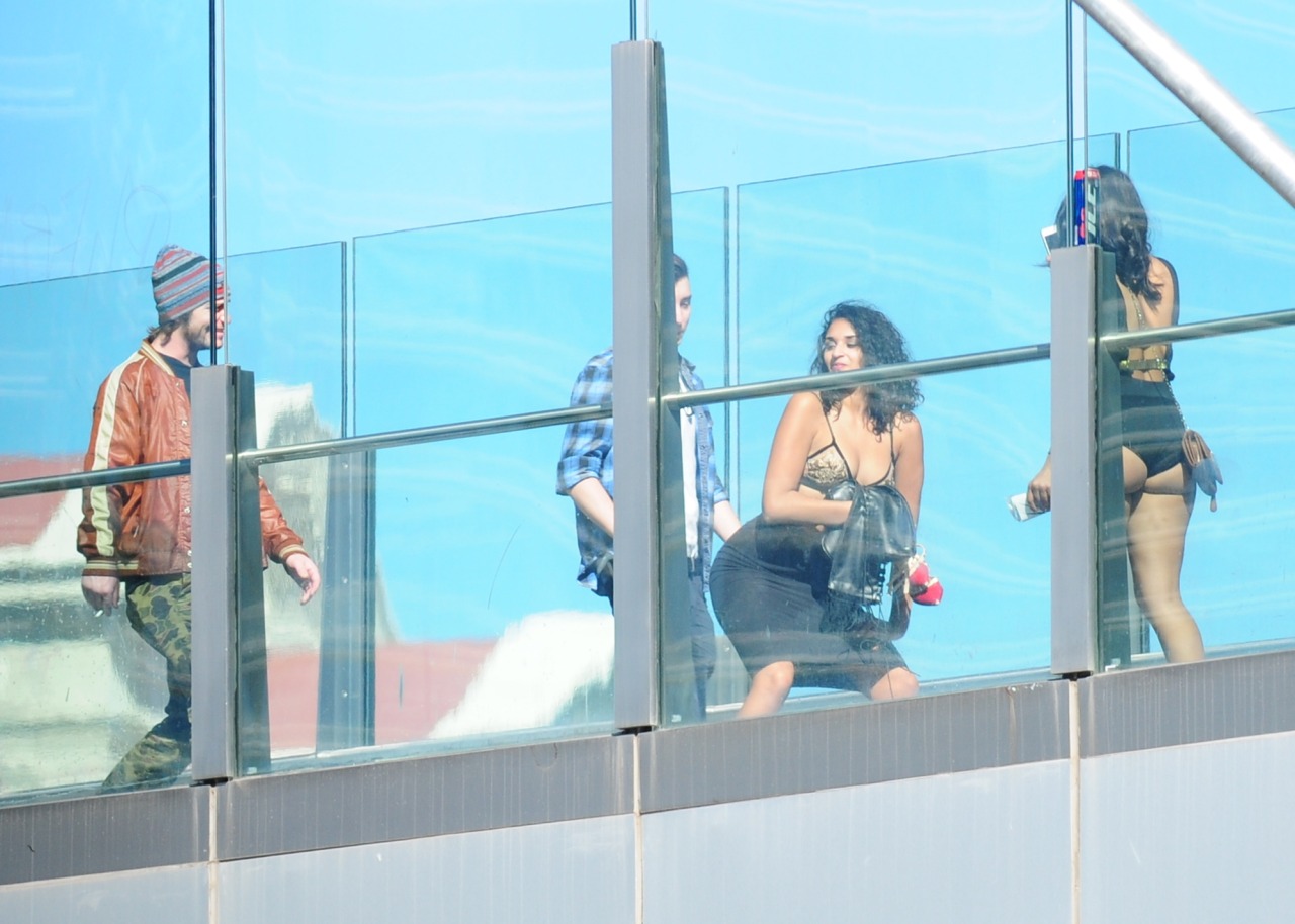 Here are the last of these 2. She was just out there shaking her ass for anyone that