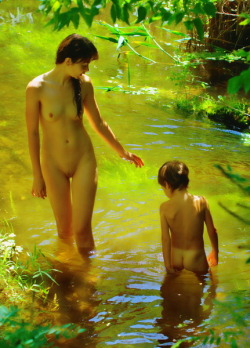 natureandnudity:  heartlandnaturists:  Despite the way the porn industry has portrayed nudism, it is not an “adults only” activity.  It is not about sex, orgies, exhibitionism, or voyeurism.  Nudism has nothing whatsoever to do with sex. Nudism