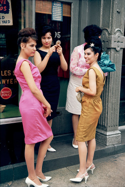 vintagegal:  Puerto Rican Day Parade, New York City, 1963. Photo by Joel Meyerowitz (via) 