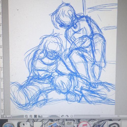 bethany-sensei:I’m supposed to be editing, so of course I started a new #ot3 sketch, because I have 