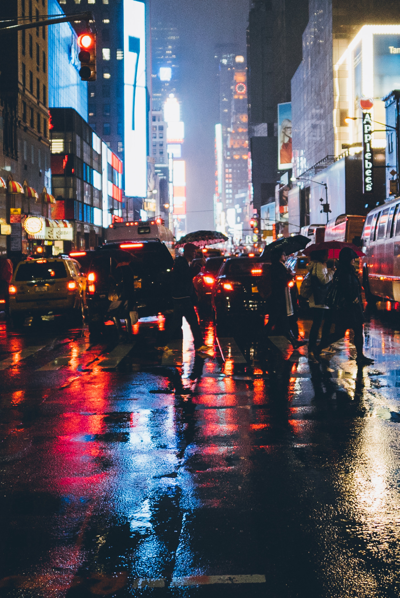 djkrugman:  Rainy Daze in New York City. Midtown, Manhattan, November 2015.  Photography