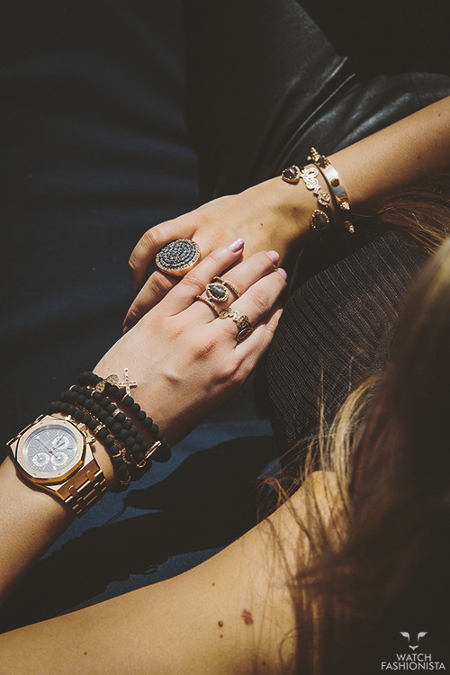 watchfashionista:  Casual night out with the AP Royal Oak Chronograph 39mm.More of our footage at&nb