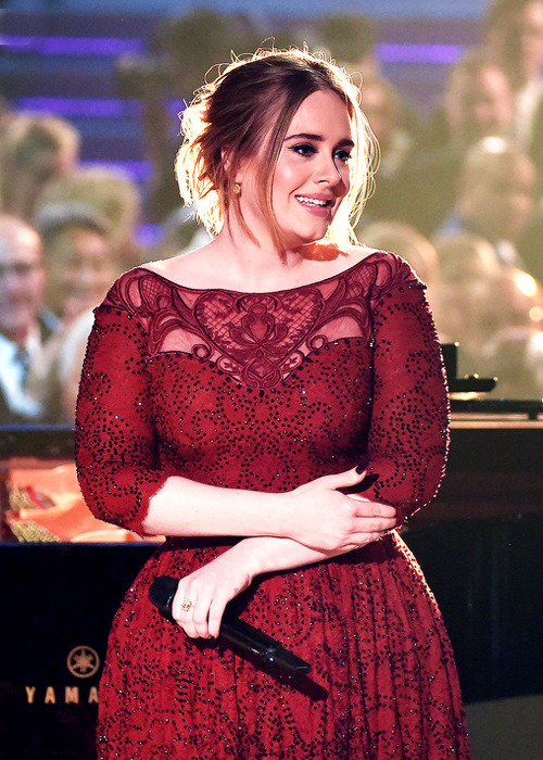 Porn photo amyadams:   Adele performs onstage during