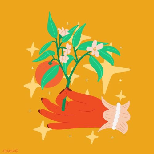 JOUR 2 : UNE ODEUR QUE TU ADORES ! J’ai choisi la fleur d’oranger  . . . . . . . #inktob