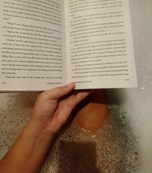 booknrd: Reading a book while taking a bath sounds fun until you actually do it and panick because y