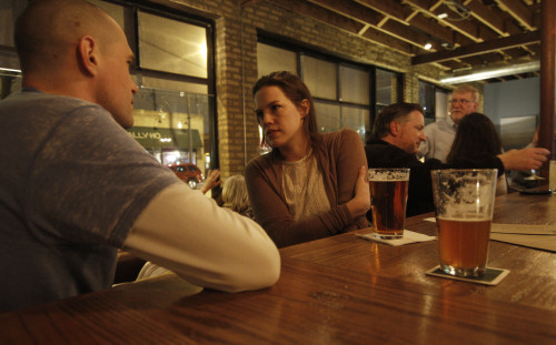 The Peckish Pig, Evanstons First Microbrewery, In The 8th Ward Just Prior To Its Ribbon Cutting.