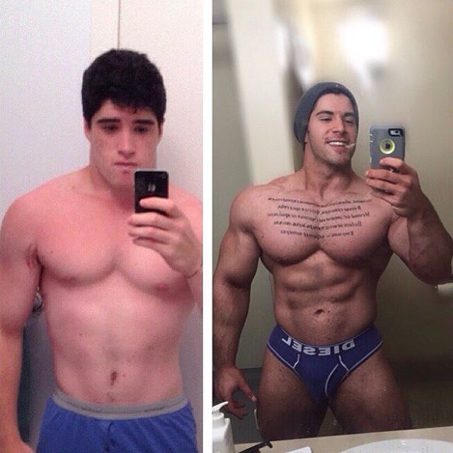muscleryb:    Adam Gerber 20yo 5'11 265lbs  Compilation