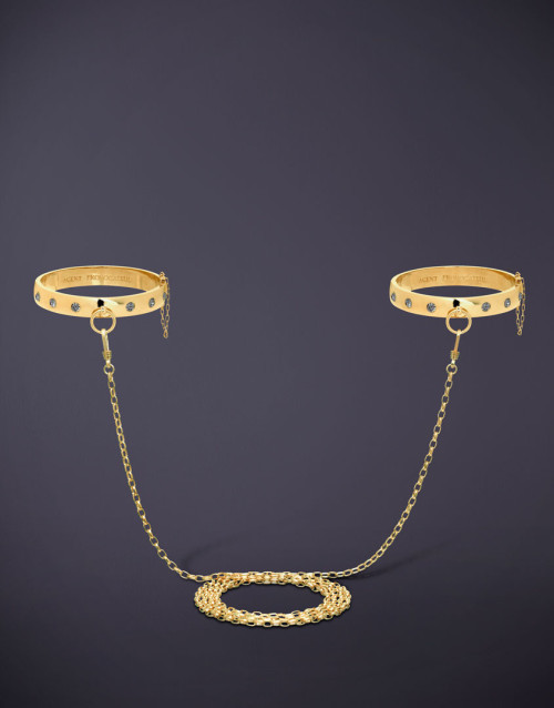 carmenslave:  ℒℴѵℯ • ♥ ❤ ………………………………………..ℒℴѵℯ • ♥ ❤ Collar in Gold by Agent Provocateur. 