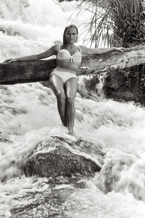 Ursula Andress / on location in Jamaica during production of Terence Young’s Dr. No (1962)