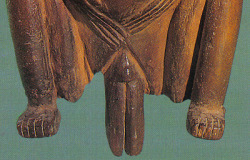 pussymodsgalore  Previously PMG has posted items about inner labia stretching, and how to do it. I thought I&rsquo;d include this one because of the illustration of the ancient African statue depicting this practice. The original poster said: &ldquo;In