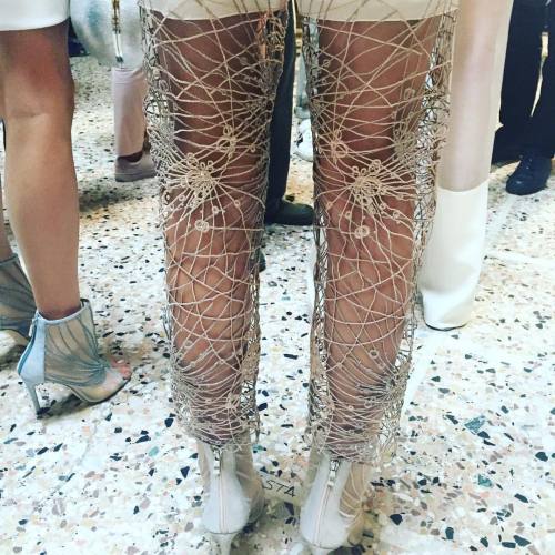 Detail Shoes Genny Spring - Summer 2017 #fashion #milano #fashionweek #backstage #tbt #fashionshow #