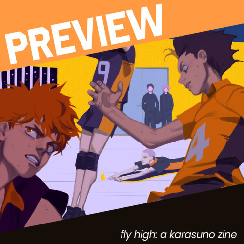 Preview of my piece for @teamkarasunozine!!  preorders are open guys 