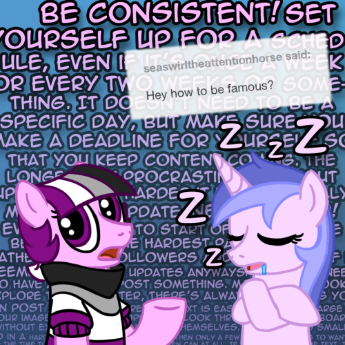 ask-acepony:  But if you have more patience then Sea Swirl and want to read the booooring tips to improve you askblog you can read it here.  xD!
