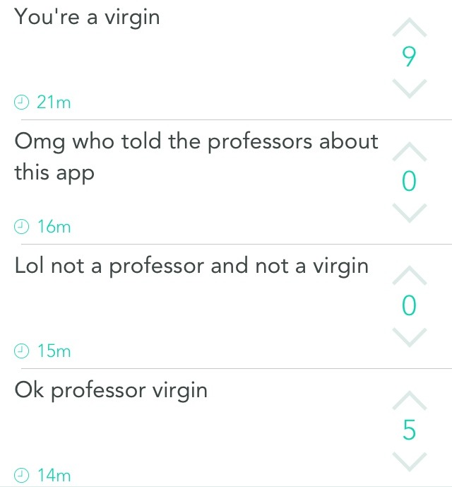 spermbanker:  Ok professor virgin 