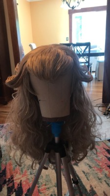 Ended up finishing the wig while catching