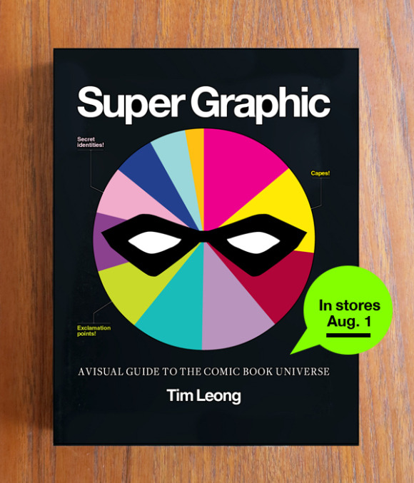 super-graphic:
“ In case you missed it, my first book, Super Graphic, will debut from Chronicle Books this Fall. It’s an infographic look at the comic book industry, from superheroes to indie comics to manga. It was a blast to work on and I learned a...