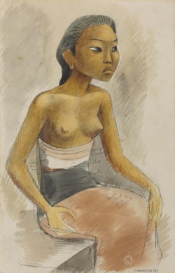   Balinese woman by Miguel Covarrubias,