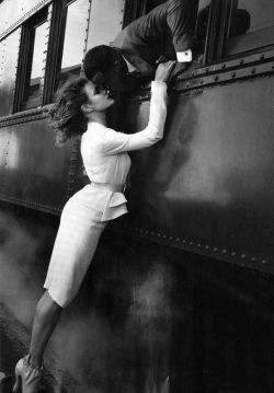 Drama, intrigue, high fashion and love. This image is everything. Oh and old trains&hellip;I love trains.
