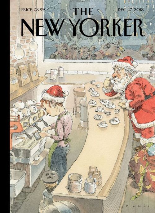 This week&rsquo;s cover, “Santa’s Little Helpers,” by John Cuneo.