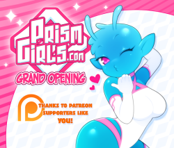 mylittledoxy:  It’s working finally! Domain name was shifted over so a very few of you may still have to wait http://prismgirls.com/ We still need your support to keep this open!  http://www.patreon.com/prismnetwork 