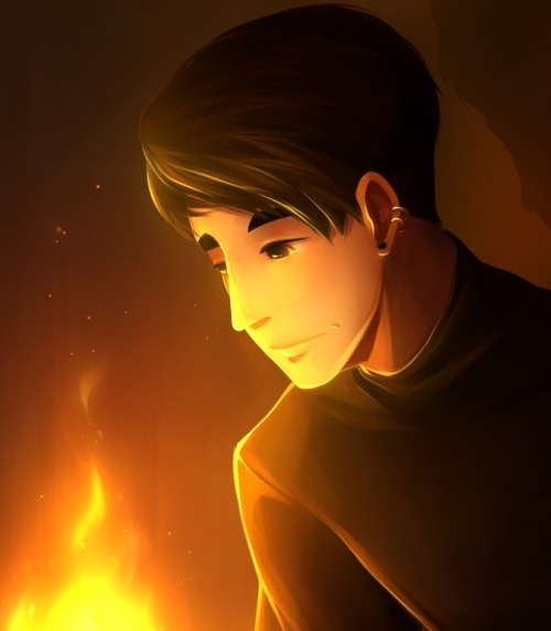 Dan/Fire & Phil/Water@snowy.stella on instagram suggested this Phan AU and I liked the idea so