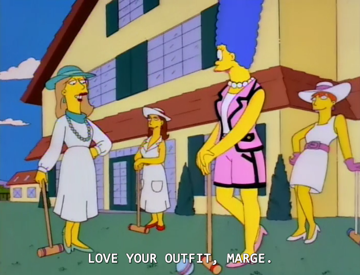 promotional-kitten-baskets: My desired aesthetic  That one time Marge was stuntin&rsquo;