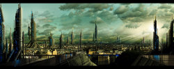 st-just:Amazing Sci Fi Matte Paintings by