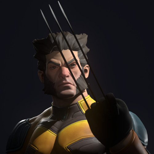 Wolverine- X-Men fan art by my friend David Ferreira“A tribute to WolverineGame model 75k TrisBased 