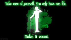 Rwbymotivation:  Take Care Of Yourself. You Only Have One Life.make It Count.