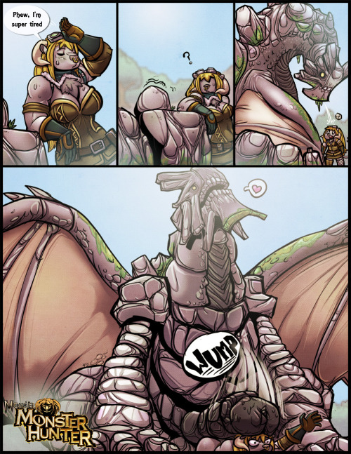 shia-art:  Another short monster hunter comic with Dulcine!
