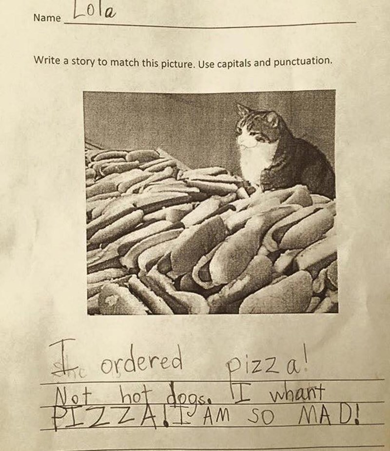 Dad, I'm hungry.