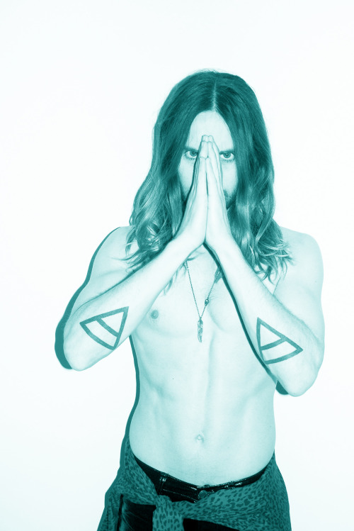 Jesus I mean Jared Leto from 30 Seconds to Mars by Terry Richardson its-erva-venenosa.tumblr.