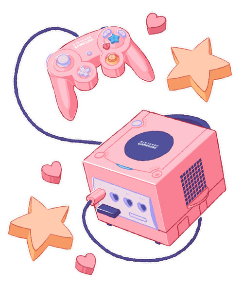 ssandshrew: the gamecube has always been my favourite system uwu (psst you can buy this as a sticke