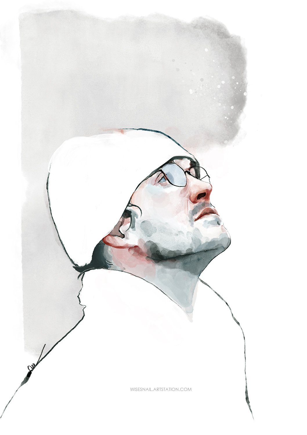 wisesnail:Lately, my bouts of procrastination involve experimenting with watercolours