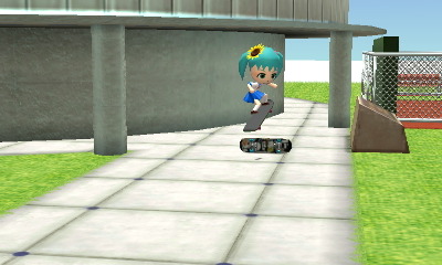 Hey Guys Look At This Cool Picture Of Hatsune Miku Skateboarding I Think This Is Pretty Awesome
