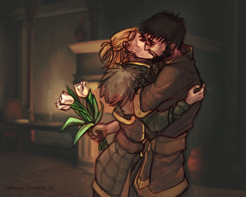infernal-guard:    When your sweetheart came home <3    