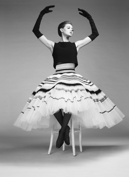 stormtrooperfashion: Lindsey Wixson in “Nine Ways To Sit In Couture” by Anthony Mau