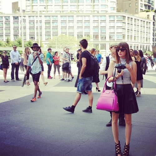 The scene at #fashionweek #nyfw #ss14 #mbfw