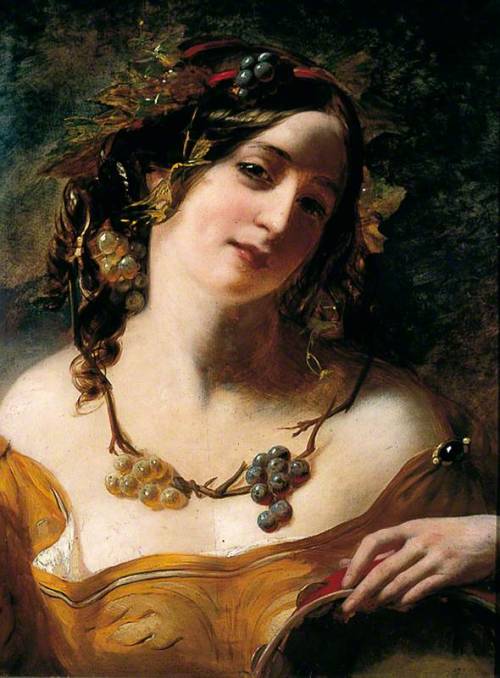 artsandcrafts28: William Etty - “A Baccante” 1830-35