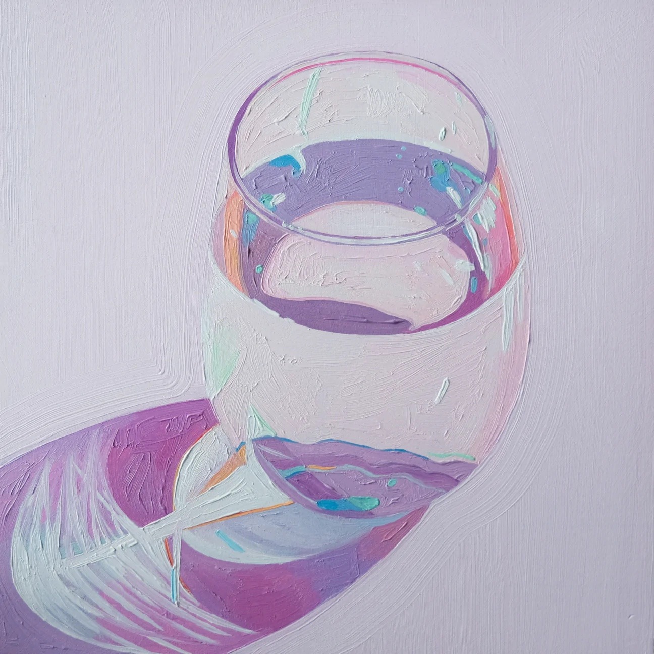 leahgardner-art:looking at things through rose colored glasses 