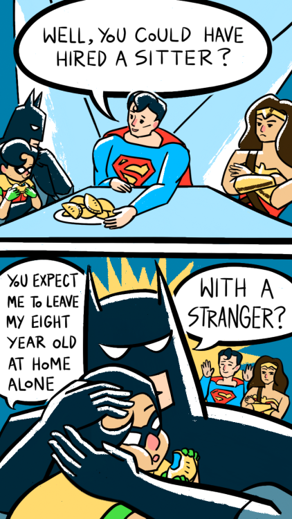 h-l-w:And that’s how we almost didn’t join the Justice League because Alfred wasn’t home!