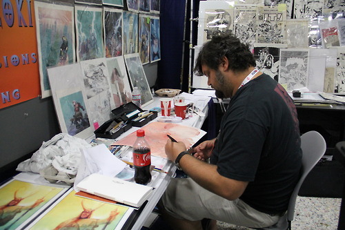 This is where art is made: Jeff Lemire - Joe porn pictures