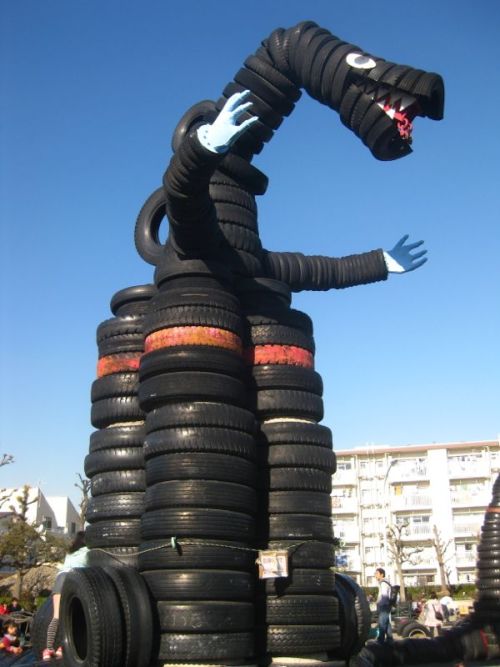 furbearingbrick:  out-there-on-the-maroon: churroboros:  churroboros:  churroboros:   churroboros:  Tire Dragons are my favorite magical beasts.    please add more if you’re able  more for your viewing pleasure   joy is stored in the tire monster!