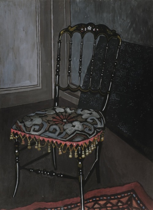 thunderstruck9:Léon Spilliaert (Belgian, 1881-1946), Petit chaise de l'artiste [The artist’s little 