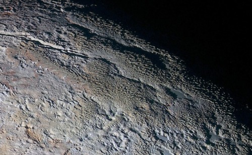 High-resolution images of Pluto taken by NASA’s New Horizons spacecraft.The plains on Pluto&rs