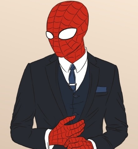 the-pudding-is-a-lie:  Spideypool Week: 4/7 Dress Up Tried to go for a James Bond