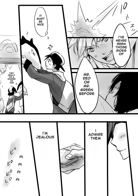 gaypokemontrainers: Here’s the English Scanlation of the Namelessshipping / Huntershipping Dou
