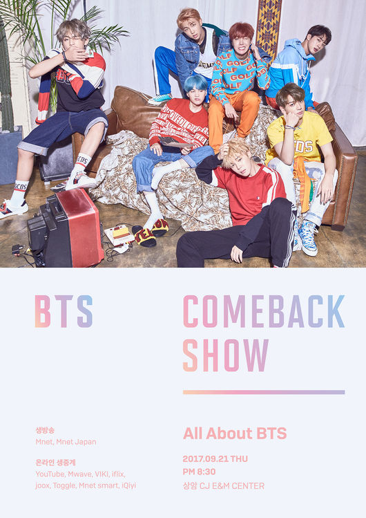 ALL FOR BTS : BTS Confirmed To Have ‘Comeback Show’ at Mnet on...