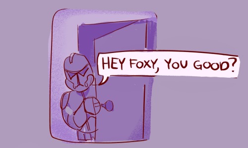I Imagine Cody & Wolffe Passively Mentioning How Fox Is Way Too Overworked And This Is The Result: Resigned