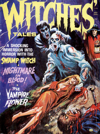 damsellover:  July 1974, Witches Tales from Eerie Publications 